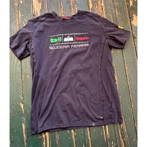 Ferrari Scuderia F1 Racing Graphic T-Shirt Black Womens Medium Crew Neck